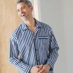 Pyjama rayures popeline coton - blancheporte