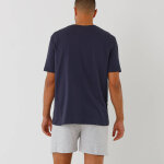 Pyjama short col v � message - blancheporte