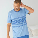 Pyjama short coton ray� - blancheporte