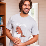 Pyjama short manches courtes marmotte - blancheporte