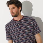 Pyjama - short ray� col tunisien - blancheporte