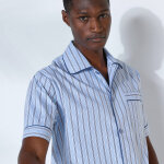 Pyjama short rayures popeline coton - blancheporte