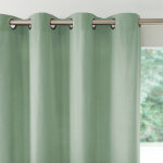 Rideau bachette uni tamisant oeillets - colombine