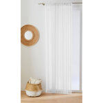 Rideau de fils d�coupable finition passe - tringle - blancheporte