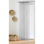 Rideau de fils d�coupable finition passe - tringle - blancheporte