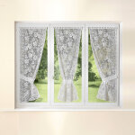 Rideau guipure - triptyque - blancheporte Rideau guipure - triptyque - blancheporte