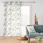 Rideau � ?illets, imprim� floral - blancheporte