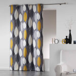 Rideau imprim feuilles  feuilles  - blancheporte