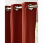 Rideau isolant uni envers polaire finition oeillets - blancheporte