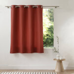 Rideau isolant uni envers polaire finition oeillets - blancheporte