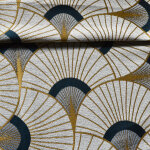 Rideau jacquard imprim plumes de paon - blancheporte