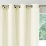 Rideau occultant bachette uni - rideau : largeur 135 x hauteur 180cm - Écru - colombine Rideau occultant bachette uni - rideau : largeur 135 x hauteur 180cm - Écru - colombine