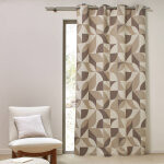 Rideau occultant imprim graphique - colombine