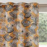 Rideau oeillets tamisant imprim tropical - blancheporte