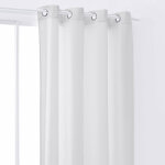 Rideau oeillets uni - blancheporte