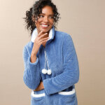 Robe de chambre maille polaire - blancheporte