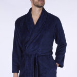 Robe de chambre maille polaire imprime toucher peluche - dodo