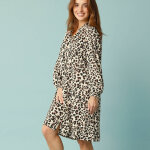 Robe chemisier spécial petites imprimé léopard - blancheporte Robe chemisier spécial petites imprimé léopard - blancheporte