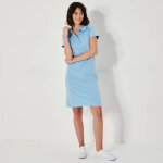 Robe droite col polo unie, maille stretch - blancheporte Robe droite col polo unie, maille stretch - blancheporte