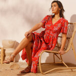 Robe longue imprime - blancheporte