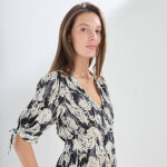 Robe longue imprim�e, �vas�e - blancheporte