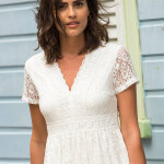 Robe macram dentelle - blancheporte