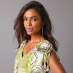 Robe mi - longue imprim�e, manches courte - blancheporte