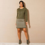 Robe pull, base jacquard - blancheporte