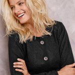 Robe pull boutonnée - blancheporte Robe pull boutonnée - blancheporte