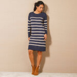 Robe pull marinière rayée - blancheporte Robe pull marinière rayée - blancheporte