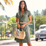 Robe saharienne boutonnée - blancheporte Robe saharienne boutonnée - blancheporte