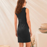 Robe sans manches unie, maille stretch - blancheporte