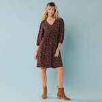 Robe spcial petites manches 3 / 4 imprime - blancheporte