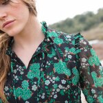 Robe volant�e imprim�e - blancheporte