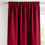 Rodeau occultant satiné - rideau occultant : largeur 135 x hauteur 160 cm - rouge - colombine Rodeau occultant satiné - rideau occultant : largeur 135 x hauteur 160 cm - rouge - colombine