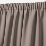 Rodeau occultant satiné - rideau occultant : largeur 135 x hauteur 160 cm - taupe - colombine Rodeau occultant satiné - rideau occultant : largeur 135 x hauteur 160 cm - taupe - colombine