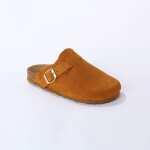 Sabots crote de cuir avec boucle rglable - blancheporte