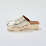 Sabots � talon cuir et bois - blancheporte