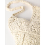 Sac crochet� en coton - blancheporte