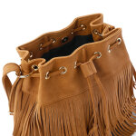 Sac forme seau  franges - blancheporte