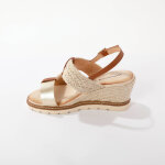 Sandales bi - matire compenses corde - blancheporte