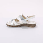 Sandales bicolores en cuir extra souple - blancheporte
