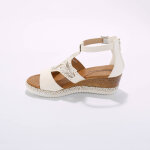 Sandales compens�es ajour�es - blancheporte