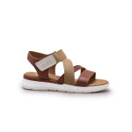 Sandales compenses cuir largeur confort - pdiconfort