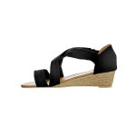 Sandales compenses lastiques sudine - blancheporte