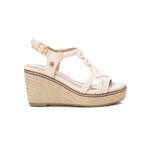 Sandales compens�es macram� - xti