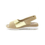 Sandales cuir pattes scratchées pédiconfort® - 40 - beige - pédiconfort Sandales cuir pattes scratchées pédiconfort® - 40 - beige - pédiconfort