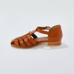 Sandales en cuir plates - blancheporte