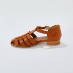 Sandales en cuir plates - blancheporte