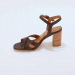 Sandales cuir � talon - blancheporte